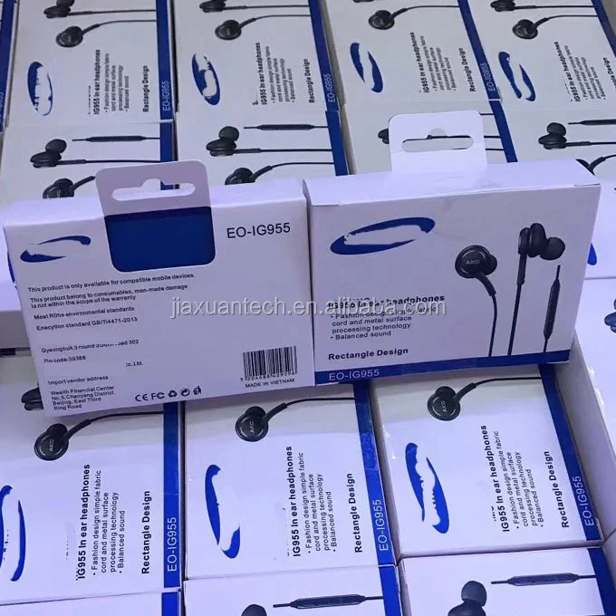 Made in Vietnam Original EO-IG955 Wired Stereo Headset In Ear Headphone For Samsung Galaxy S8 S9 Earphones - ANKUX.COM