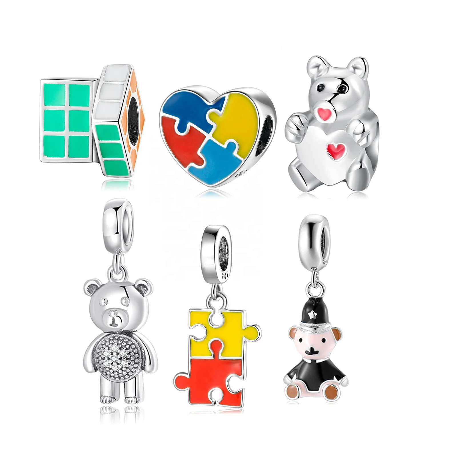 Real 925 sterling silver Square Enamel Blue and Red Beads Charms for Bracelets fashion jewelry making Wholesale jewelry
Real 925 sterling silver Square Enamel Blue and Red Beads Charms for Bracelets fashion jewelry making Wholesale jewelry