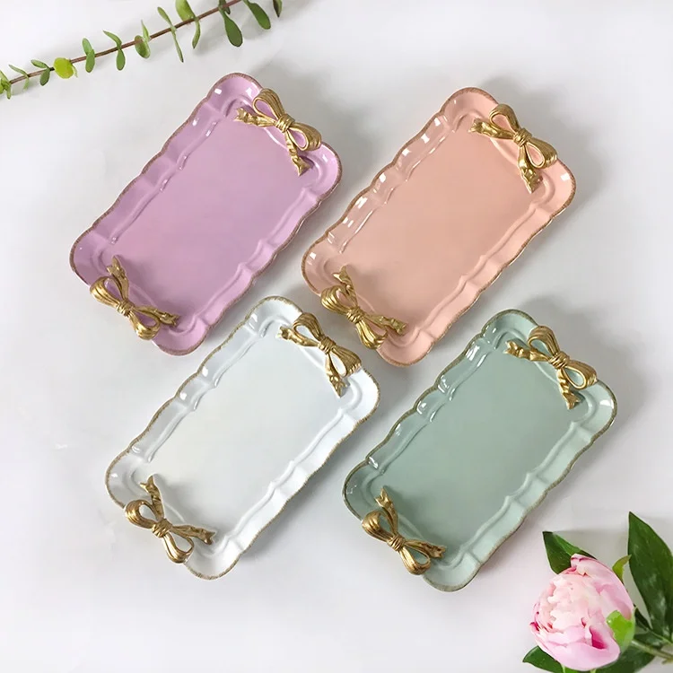 Japan and South Korea wedding souvenir simple creative resin cake dish bow crafts plate gift ornaments, Customized color
Japan and South Korea wedding souvenir simple creative resin cake dish bow crafts plate gift ornaments, Customized color