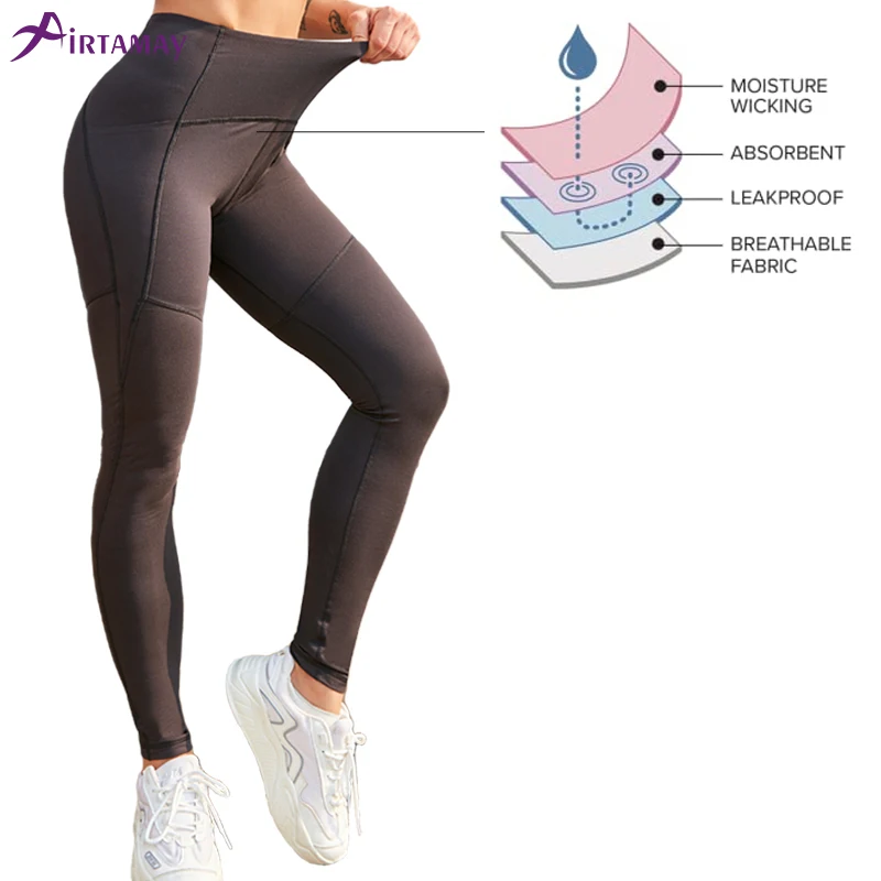 Comfy women period workout leggings menstruation fitness sports yoga pants with pockets
Comfy women period workout leggings menstruation fitness sports yoga pants with pockets