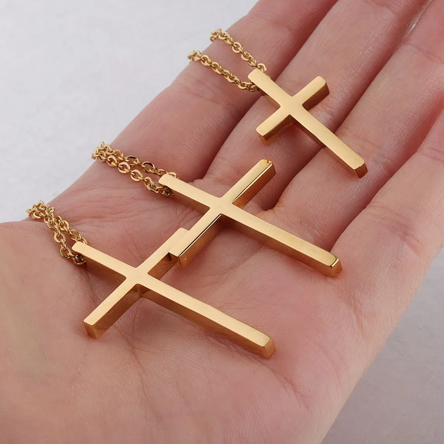 Newest Arrival 316L Titanium Stainless Steel Cross Pendant Necklace Fashion Jewelry Women
Newest Arrival 316L Titanium Stainless Steel Cross Pendant Necklace Fashion Jewelry Women