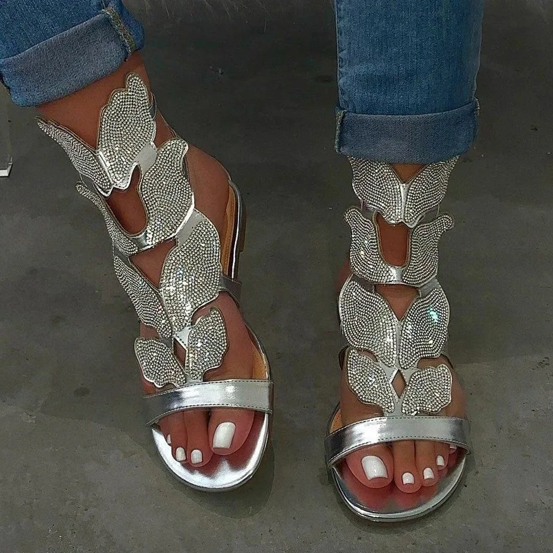 Diamond Butterfly Designer 2020 Fashion Sandals Rhinestone Sandall, Gold , silver , black
Diamond Butterfly Designer 2020 Fashion Sandals Rhinestone Sandall, Gold , silver , black