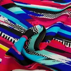 cheap wholesale sublimation printed lycra bikini by the yard fabric for swimwear