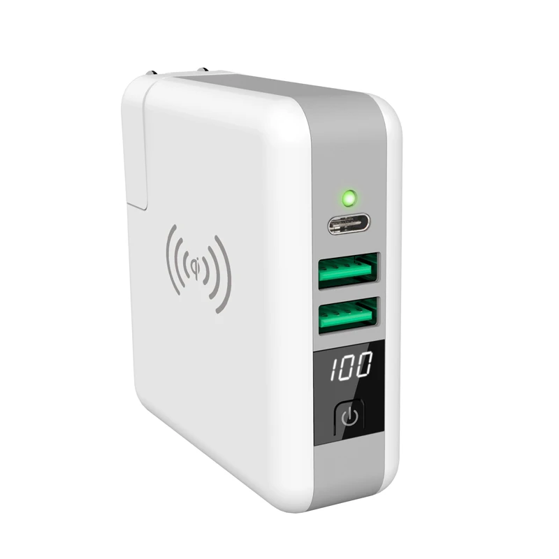 2020 Top Ranking Selling 3 in 1 travel power adapter 5W qi wireless charger 5200mAh powerbank, Whtie
2020 Top Ranking Selling 3 in 1 travel power adapter 5W qi wireless charger 5200mAh powerbank, Whtie
