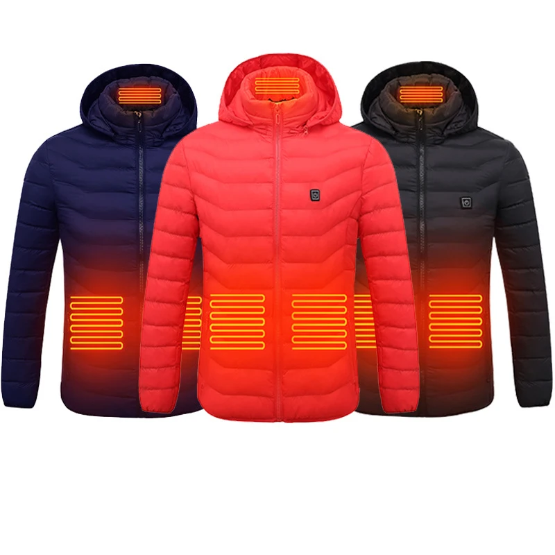Taenzoess 9 Areas Heated Hooded Jackets USB Men's Women's Winter Outdoor Heated Jacket
Taenzoess 9 Areas Heated Hooded Jackets USB Men's Women's Winter Outdoor Heated Jacket