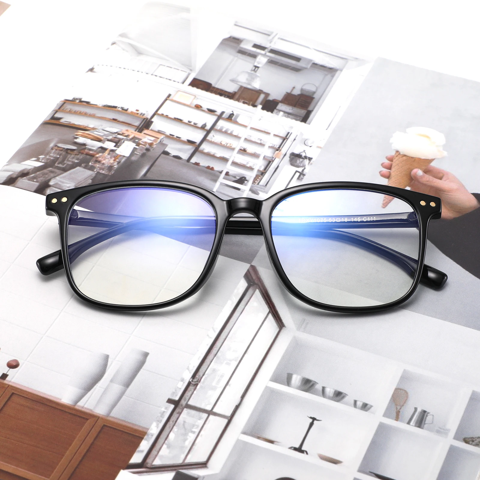Conchen Eyewear Frame Prescription Bluelight Glasses Square Clear Women Glasses 2020, Custom colors
Conchen Eyewear Frame Prescription Bluelight Glasses Square Clear Women Glasses 2020, Custom colors