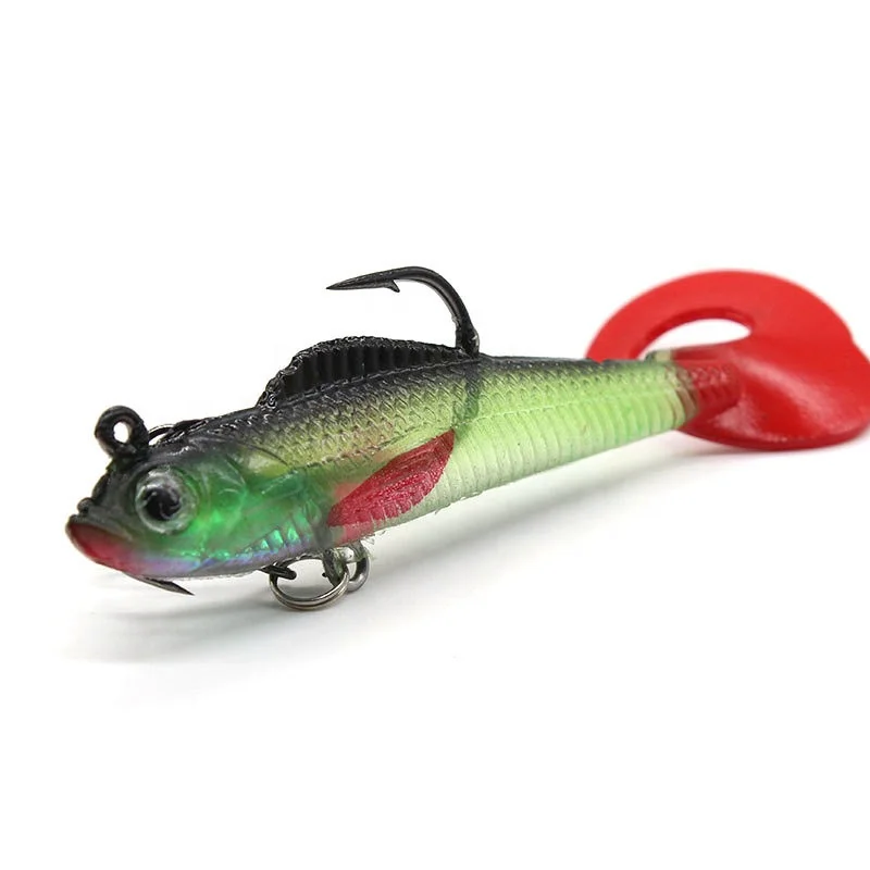 Custom single tail lead soft fish lure 9.5g 9cm lead fish bait for ocean fishing, 6 colors
Custom single tail lead soft fish lure 9.5g 9cm lead fish bait for ocean fishing, 6 colors
