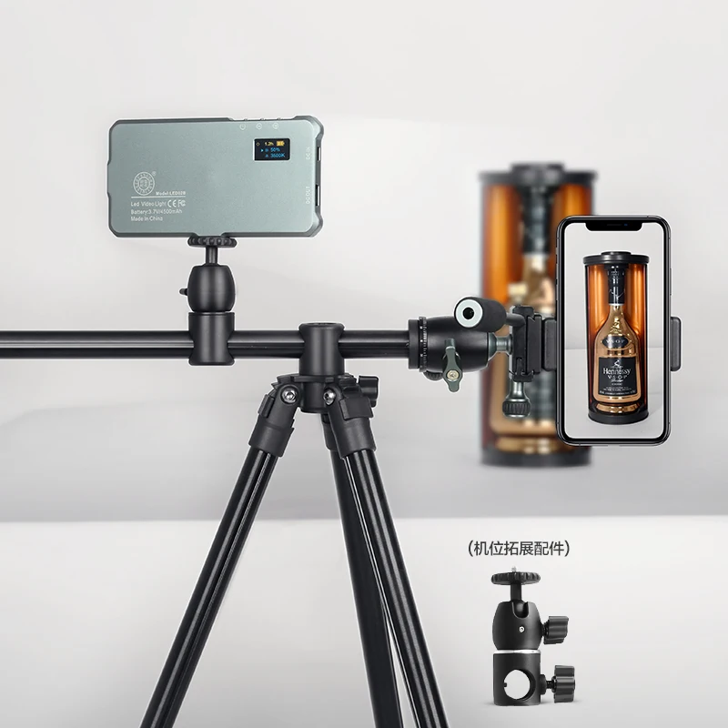QZSD Q202 camera mini tripod portable smartphone tripod for selfie &broadcast light stand with handle ball head, Black
QZSD Q202 camera mini tripod portable smartphone tripod for selfie &broadcast light stand with handle ball head, Black