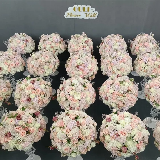 Wedding Centerpieces B-2309 Factory Price OEM Size Color Table Runner Artificial Rose Flower Ball
Wedding Centerpieces B-2309 Factory Price OEM Size Color Table Runner Artificial Rose Flower Ball