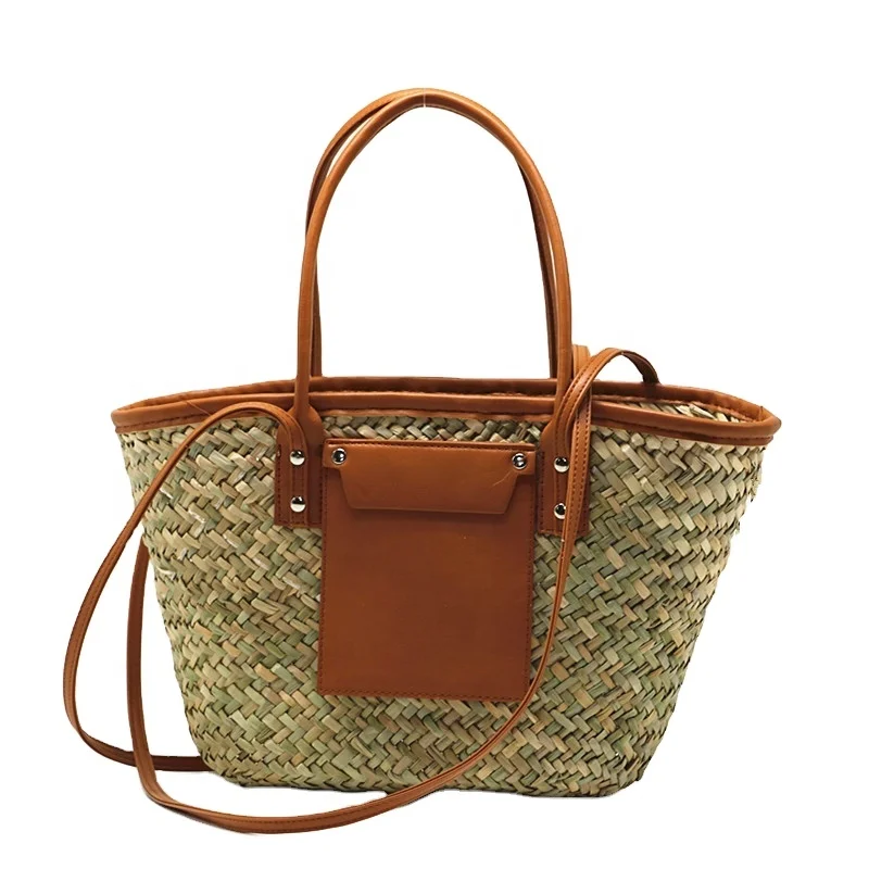 Factory large portable bucket straw bag new ladies summer beach women shoulder handbags, Customizable
Factory large portable bucket straw bag new ladies summer beach women shoulder handbags, Customizable