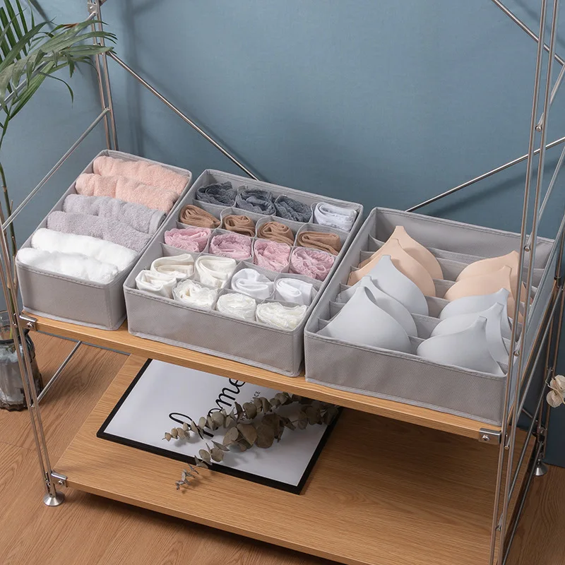 3PCS/Set Non-woven fabric underwear organizer Bras socks drawer organizer Foldable underwear box Wardrobe clothes storage box
3PCS/Set Non-woven fabric underwear organizer Bras socks drawer organizer Foldable underwear box Wardrobe clothes storage box