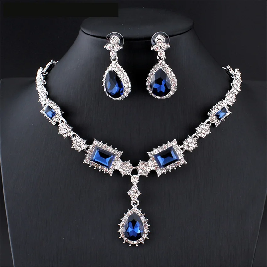 XHN3048 New Style Fashion Teardrop Bridal Set Jewelry Bridal Wedding Jewelry Sets Necklace Earrings Set
XHN3048 New Style Fashion Teardrop Bridal Set Jewelry Bridal Wedding Jewelry Sets Necklace Earrings Set