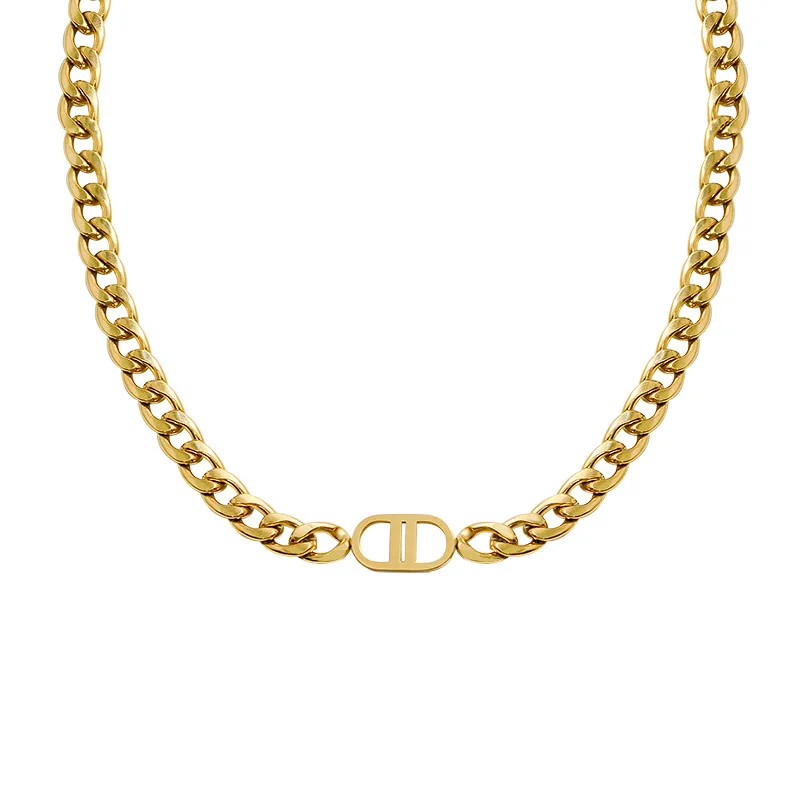 Jewelry Figaro Chain Model Wholesale Custom 18K Gold Plated 2023 New Custom Logo Necklaces Trendy Geometric
Jewelry Figaro Chain Model Wholesale Custom 18K Gold Plated 2023 New Custom Logo Necklaces Trendy Geometric