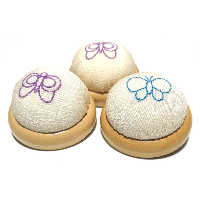 Free shipping Pin Cushion embroidery butterfly needlework Wooden base E432, Colors
Free shipping Pin Cushion embroidery butterfly needlework Wooden base E432, Colors