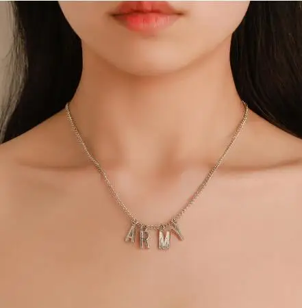 2019 New Fashion Boho Jewelry Letter ARMY Pendant Necklace Custom Necklace Women, Gold,silver,black
2019 New Fashion Boho Jewelry Letter ARMY Pendant Necklace Custom Necklace Women, Gold,silver,black