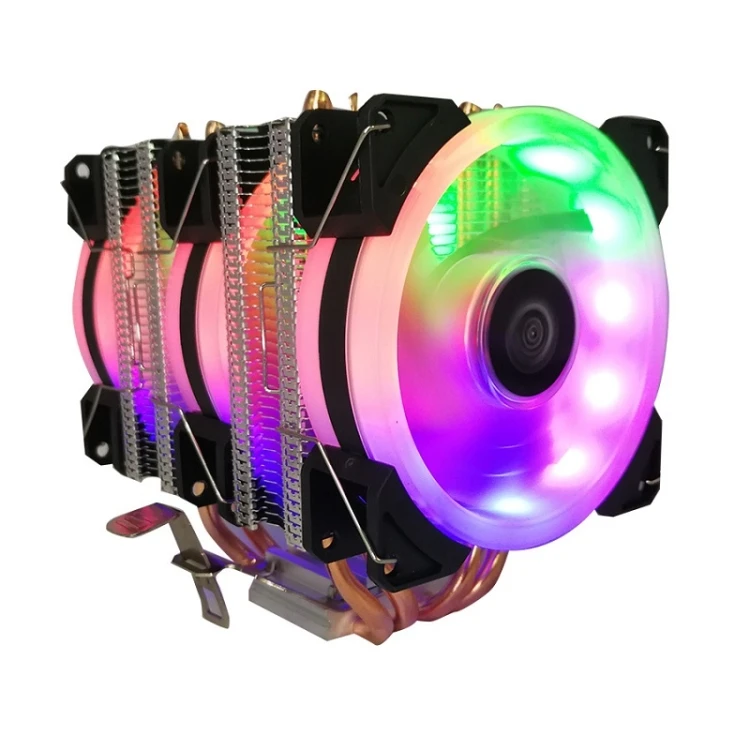 New Idea Design 9 cm 3-Fan Heat Pipe Dual-Tower CPU Radiator Copper Pipe Cooling Fan For Intel/AMD Platform
New Idea Design 9 cm 3-Fan Heat Pipe Dual-Tower CPU Radiator Copper Pipe Cooling Fan For Intel/AMD Platform
