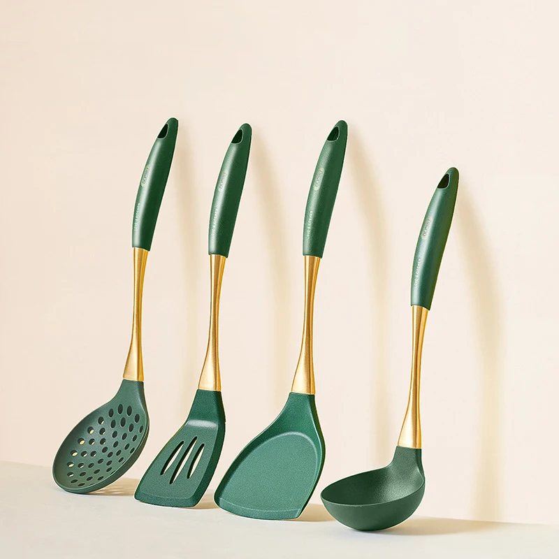 LMK023 Non Stick Cookware 5 Pieces Kitchenware Cooking Sets High Temperature Resistant Silicone Utensils
LMK023 Non Stick Cookware 5 Pieces Kitchenware Cooking Sets High Temperature Resistant Silicone Utensils