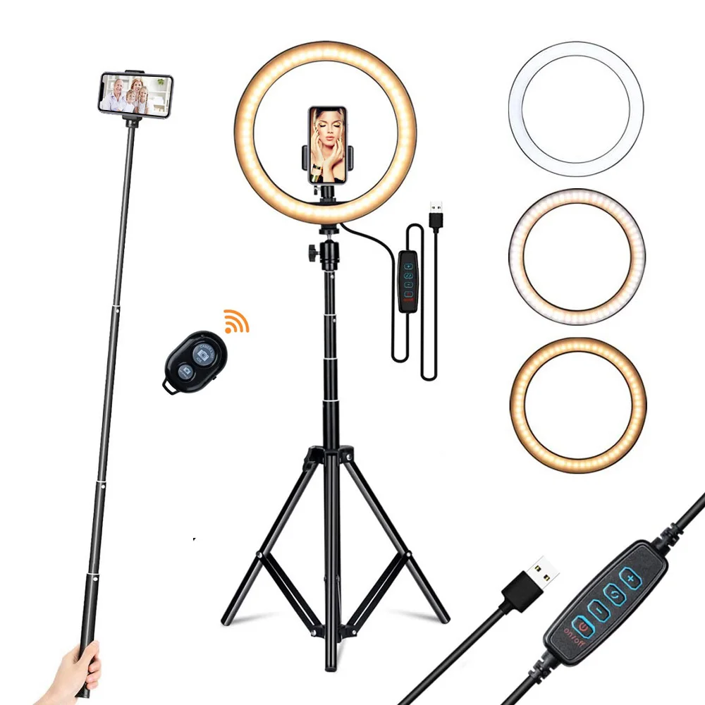 Best 10inch Ring light with stand phone holder tripod Live Stream/Makeup,Led Camera Ringlight
Best 10inch Ring light with stand phone holder tripod Live Stream/Makeup,Led Camera Ringlight