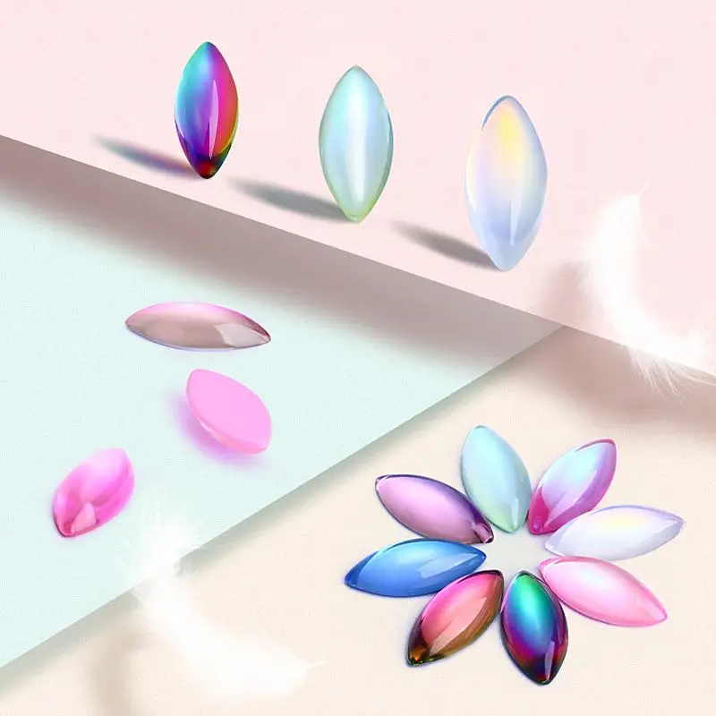 Flat Back Navette Smooth K9 Glass Rhinestone for DIY Nail Art Sticker Supplier, Crystal
Flat Back Navette Smooth K9 Glass Rhinestone for DIY Nail Art Sticker Supplier, Crystal