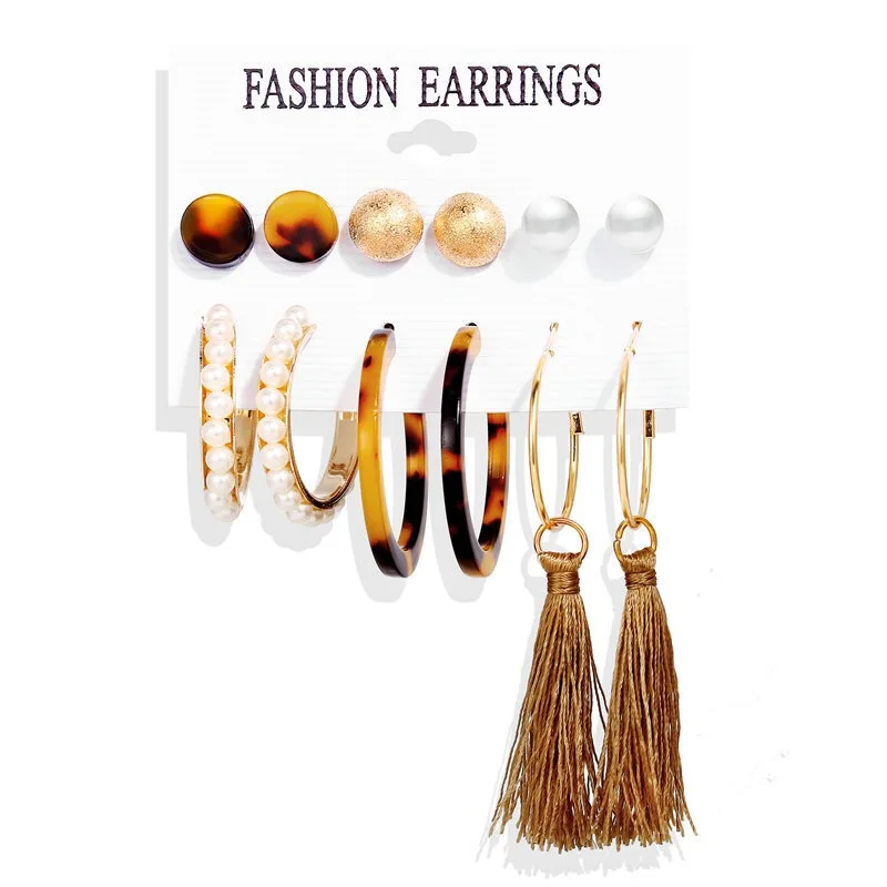 5176 Fashion earring set new style fashion tassel earrings set arylic leopard stud earrings set
5176 Fashion earring set new style fashion tassel earrings set arylic leopard stud earrings set