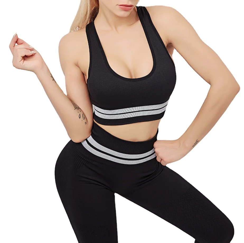 AOLA Ladies High Waist Gym Leggings And Bra Sport 2020 Workout Seamless Jogging Set Customized Logo
AOLA Ladies High Waist Gym Leggings And Bra Sport 2020 Workout Seamless Jogging Set Customized Logo