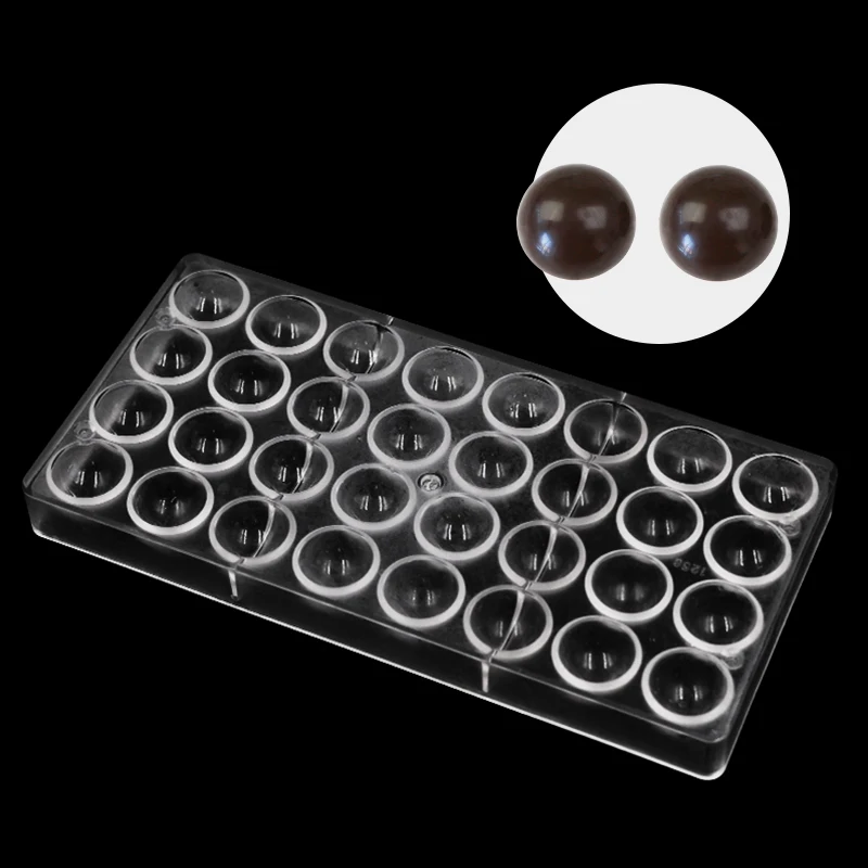 32 cavities half ball candy making mouls DIY baking supplies polycarbonate PC chocolate mold
32 cavities half ball candy making mouls DIY baking supplies polycarbonate PC chocolate mold