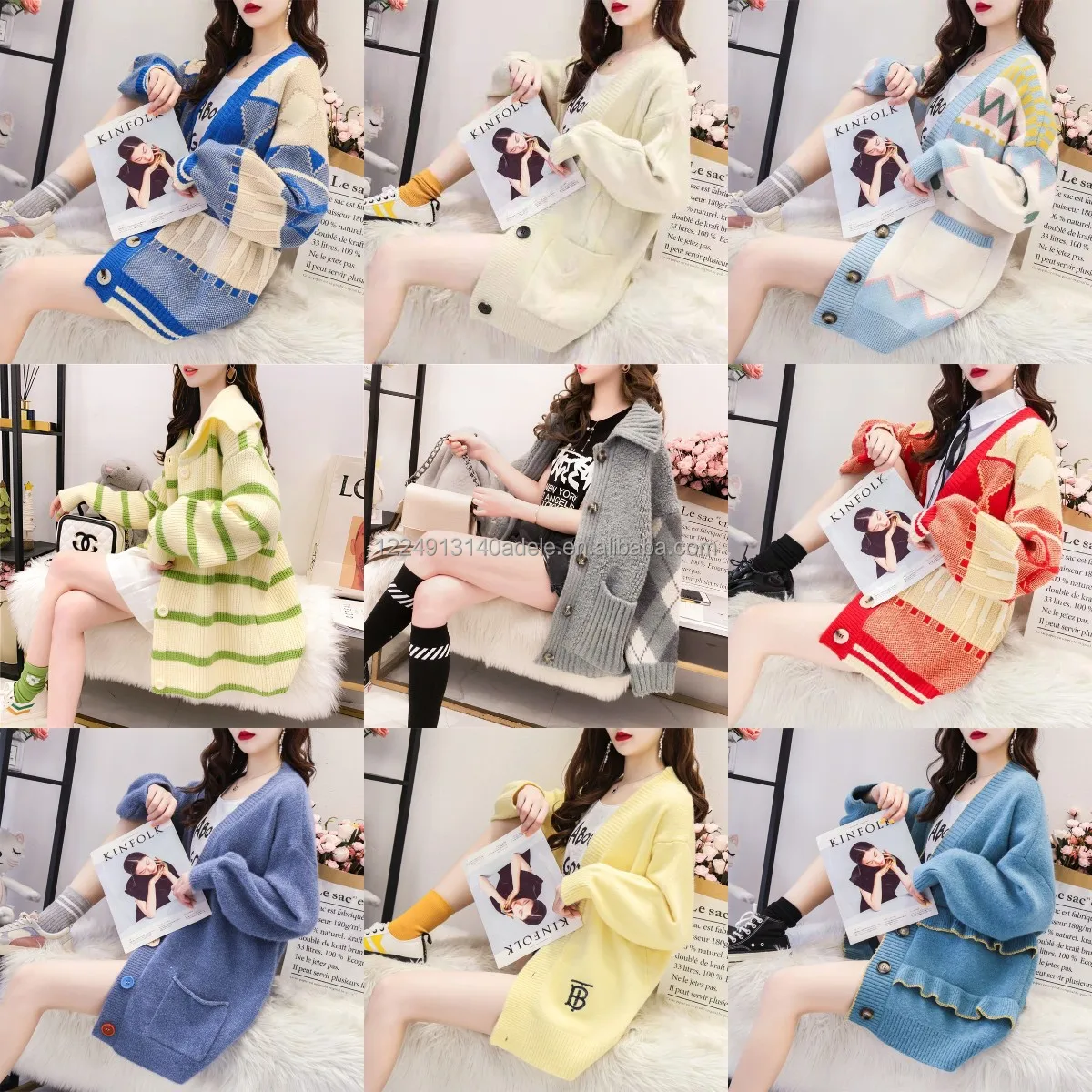 Wholesale Women's Cardigan Casual Ladies Knitting Sweater Warm Winter Sweaters For Womens
Wholesale Women's Cardigan Casual Ladies Knitting Sweater Warm Winter Sweaters For Womens