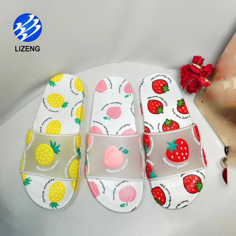 New Fashion PVC Material Women Fruit Slippers For Outdoor, Strawberries, peaches, pineapples
New Fashion PVC Material Women Fruit Slippers For Outdoor, Strawberries, peaches, pineapples