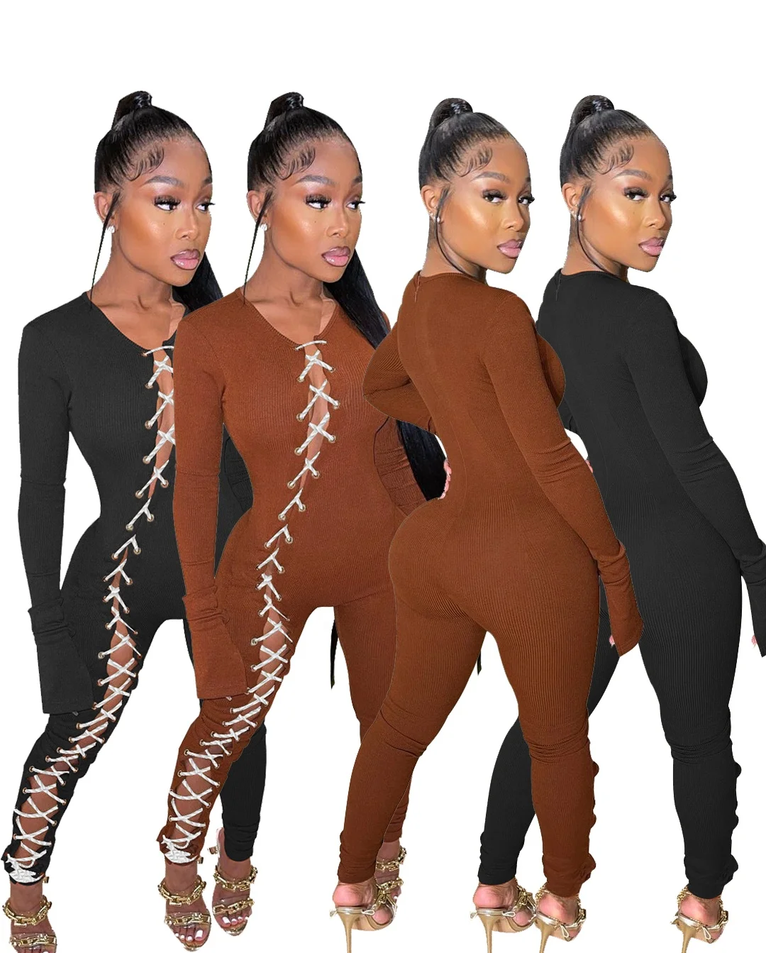 2021 new European and AmericanIrregular fashion cut out strap sexy Jumpsuit fashion strapping sexy Jumpsuit
2021 new European and AmericanIrregular fashion cut out strap sexy Jumpsuit fashion strapping sexy Jumpsuit