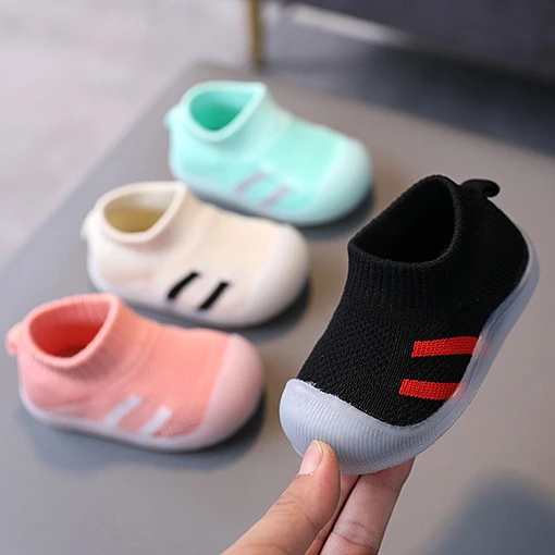 2021 spring fly knit breathable soft sole toddler shoe socks sneakers shoes for baby boys, Black/pink/green/beige
2021 spring fly knit breathable soft sole toddler shoe socks sneakers shoes for baby boys, Black/pink/green/beige