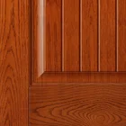 Wood Door GO-C8 High Quality Red Oak Solid Wood Facing Wooden Door Skin Panel Moulded Door Skin Sheet