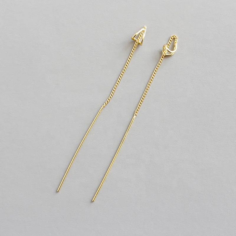 Danyang S925 Sterling Silver Earrings 14k Gold Long Chain Earrings for Women Jewelry
Danyang S925 Sterling Silver Earrings 14k Gold Long Chain Earrings for Women Jewelry