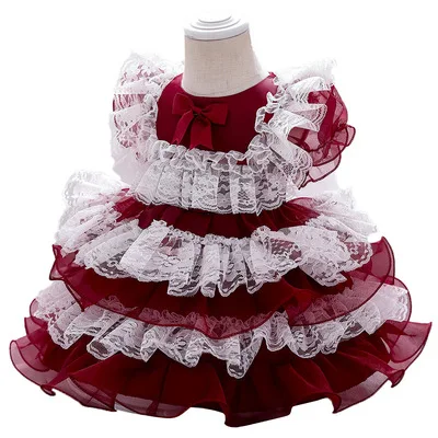 F40318A 2021 hot sale summer lolita dress princess children sweet dress for baby girl, As picture
F40318A 2021 hot sale summer lolita dress princess children sweet dress for baby girl, As picture