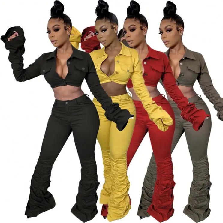 2020 fall clothing for womens 2 piece outfit two pieces set stacked pants suits stacked leggings sweatpants women sets two piece
2020 fall clothing for womens 2 piece outfit two pieces set stacked pants suits stacked leggings sweatpants women sets two piece