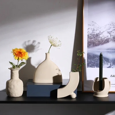 Modern Decorative Cheap Cost Handmade Wedding Decoration Art Irregular Flower Nature Plain Pottery Ceramic Vase, Matt white
Modern Decorative Cheap Cost Handmade Wedding Decoration Art Irregular Flower Nature Plain Pottery Ceramic Vase, Matt white