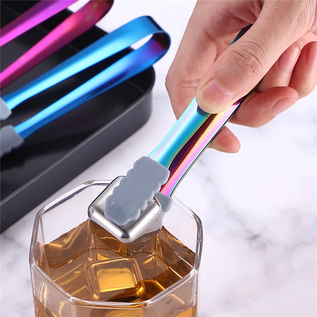 Spot non-slip silicone 304 stainless steel ice clip 13.5cm thickened bar ice cube sugar clip, As show
Spot non-slip silicone 304 stainless steel ice clip 13.5cm thickened bar ice cube sugar clip, As show
