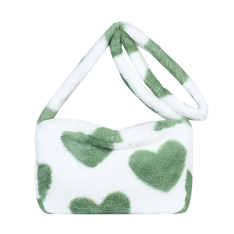 2022 Women's Bag Fashion Love Heart Printing Plush Shoulder Crossbody Shopper Bag Ladies Casual Autumn Winter Large Capacity, 4 colors
2022 Women's Bag Fashion Love Heart Printing Plush Shoulder Crossbody Shopper Bag Ladies Casual Autumn Winter Large Capacity, 4 colors