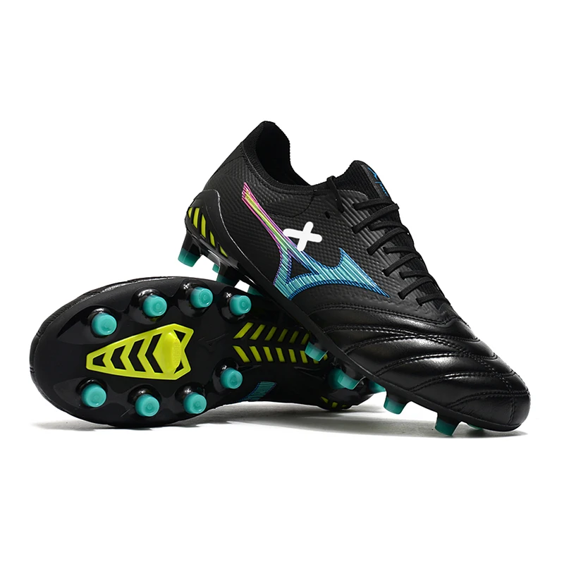 Youth leather soccer shoes Morelia Neo III spring Ella style high quality football cleats men's soccer shoes, Black
Youth leather soccer shoes Morelia Neo III spring Ella style high quality football cleats men's soccer shoes, Black