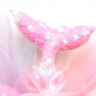 Wholesale Glowing LED Cute Mermaid Tail Headband Hair Wave Hoop Feathers for Kids Child