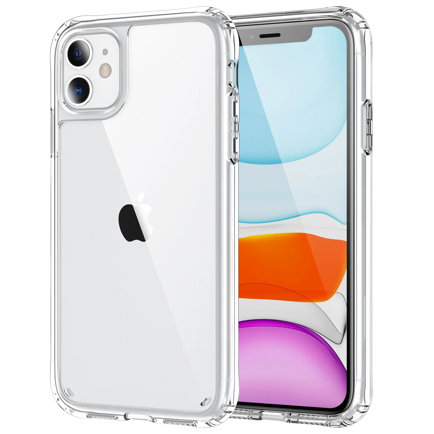 Hot Sale Premium Crystal Clear Hard Acrylic Back Cover Shockproof Corner Transparent Soft TPU Bumper Phone Case For iPhone 11
Hot Sale Premium Crystal Clear Hard Acrylic Back Cover Shockproof Corner Transparent Soft TPU Bumper Phone Case For iPhone 11