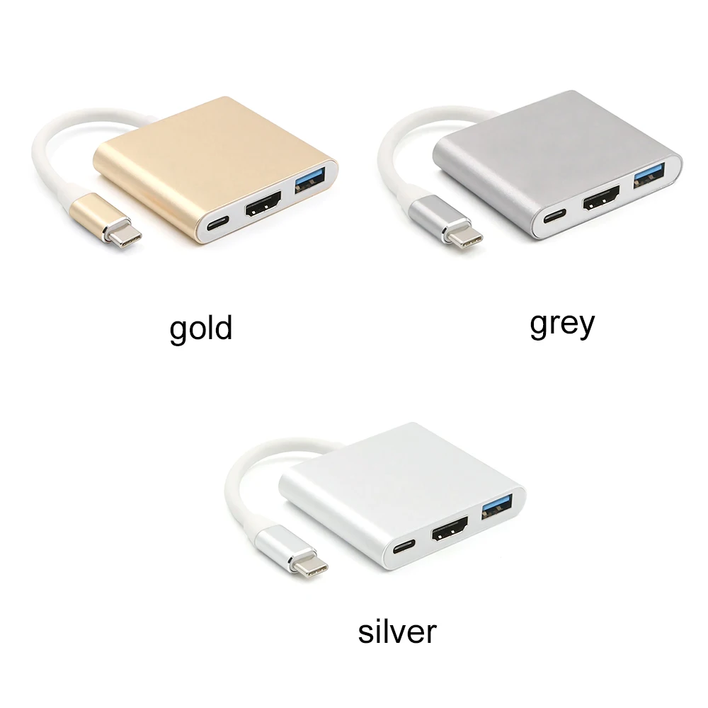 USB3.1 Type-C to High Definition Multimedia Interface 4k 3 Ports Adapter HD Devices Cable Support Converter Compatible for PC
USB3.1 Type-C to High Definition Multimedia Interface 4k 3 Ports Adapter HD Devices Cable Support Converter Compatible for PC