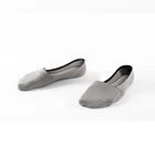 Wholesale solid cotton nylon no show socks custom plain ankle length socks short