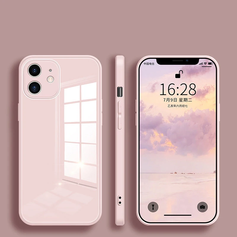 Tempered Glass Phone Case for iPhone 12 Glossy Mobile Cover Camera Protection Cases for iPhone 11 Pro Max XR XS X 7 8 Plus, Multi
Tempered Glass Phone Case for iPhone 12 Glossy Mobile Cover Camera Protection Cases for iPhone 11 Pro Max XR XS X 7 8 Plus, Multi