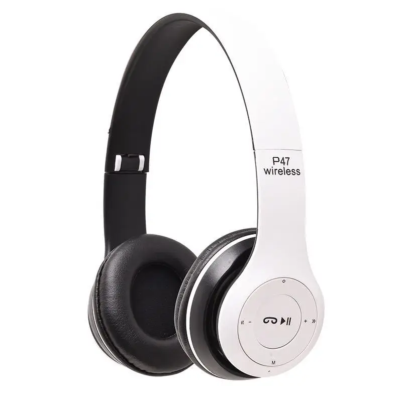 P47 Wireless On-Ear Headphones with Microphone Deep Bass Wireless Headphones Over Ear Earphones Headphones Headsets with mic, Black,white, blue, red, green
P47 Wireless On-Ear Headphones with Microphone Deep Bass Wireless Headphones Over Ear Earphones Headphones Headsets with mic, Black,white, blue, red, green