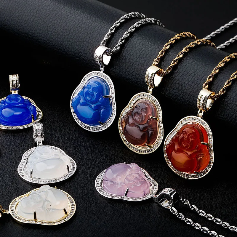 High Quality Blue/Red/Pink/Green Buddha Pendant Iced Out Cubic Zirconia Pendant Necklace Hip Hop Fashion Jewelry For Gift, Multi color
High Quality Blue/Red/Pink/Green Buddha Pendant Iced Out Cubic Zirconia Pendant Necklace Hip Hop Fashion Jewelry For Gift, Multi color