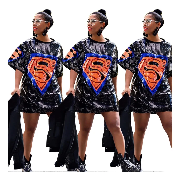 OEM ODM Low Price 5XL Sequin Embroidery Cartoon Wear Designs Women Casual Cheap Dress Plus Size Fall Dresses Hxmp, As pictures
OEM ODM Low Price 5XL Sequin Embroidery Cartoon Wear Designs Women Casual Cheap Dress Plus Size Fall Dresses Hxmp, As pictures