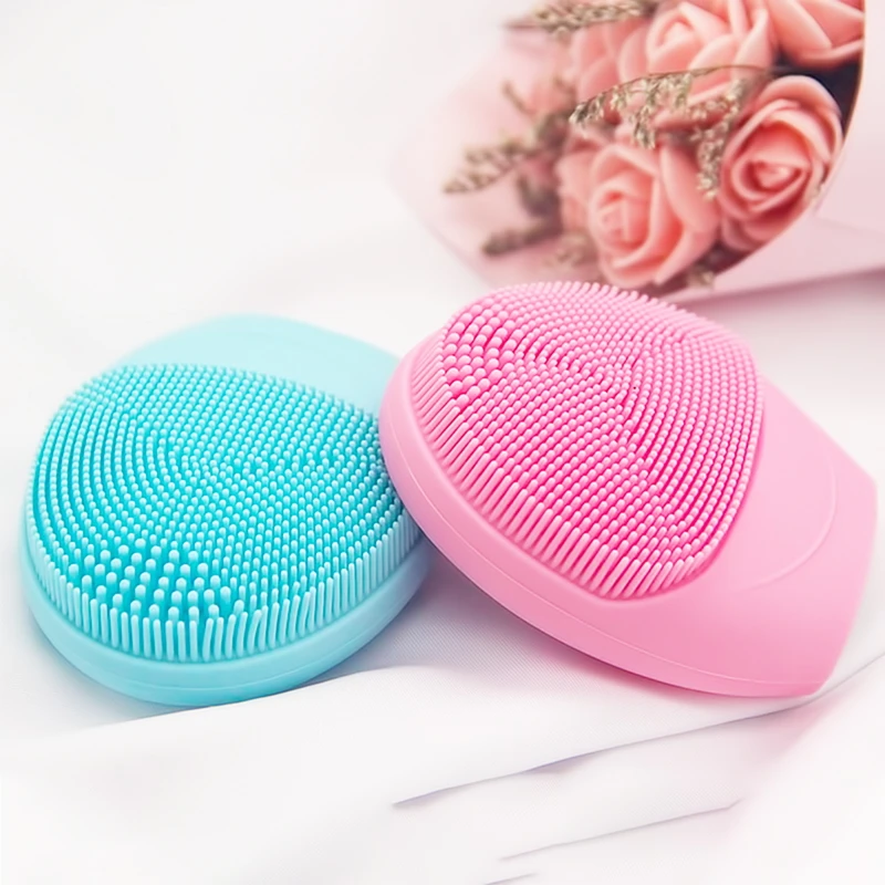 Popular mini portable massage face vibration deep cleansing brush, Blue. pink, purple
Popular mini portable massage face vibration deep cleansing brush, Blue. pink, purple