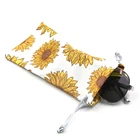 Popular soft microfiber drawstring sunglasses pouch with logo
