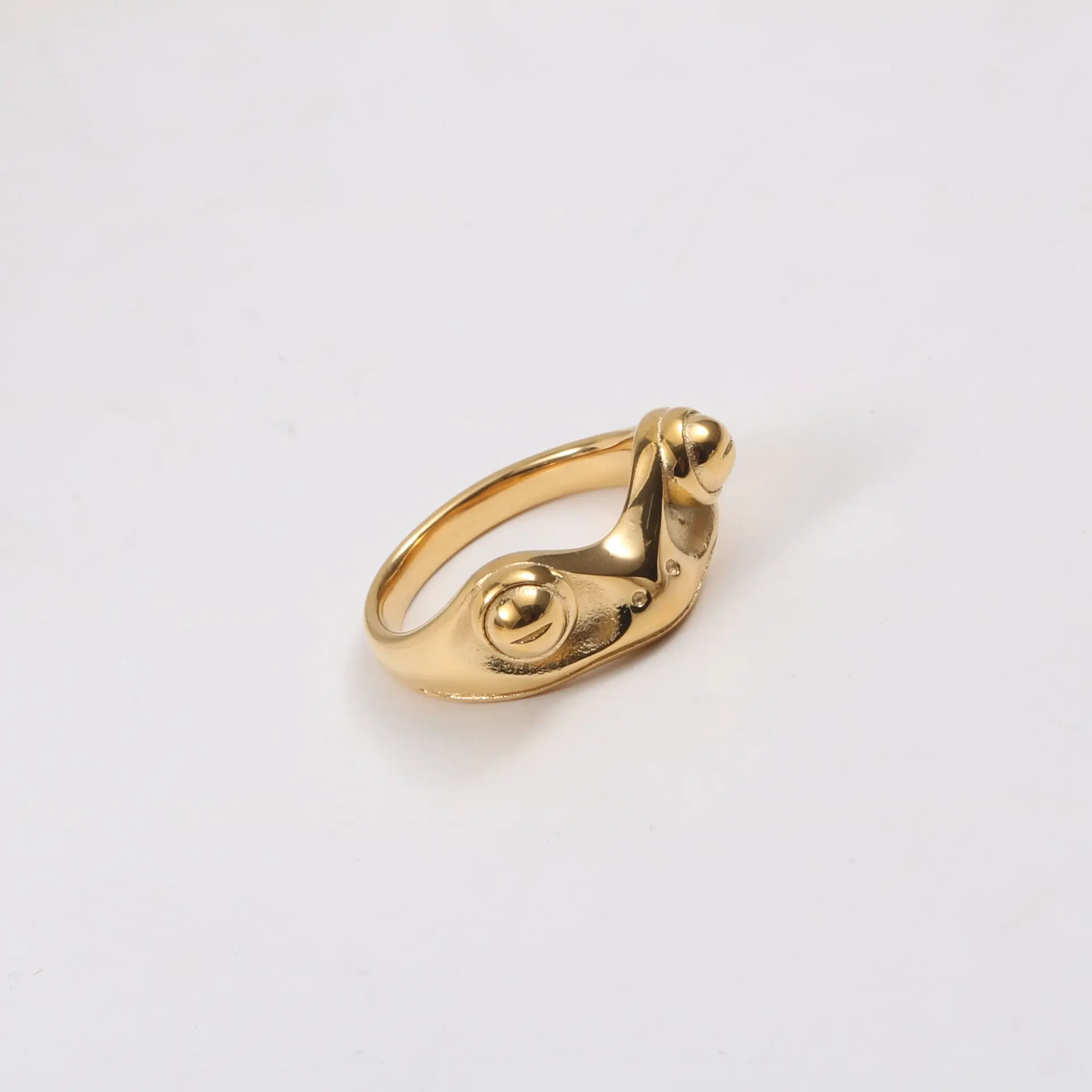 Joolim Trendy 18K Gold Plated Personalized Frog Stainless Steel Rings 2022 Non Tarnish & Waterproof Gold Jewelry
Joolim Trendy 18K Gold Plated Personalized Frog Stainless Steel Rings 2022 Non Tarnish & Waterproof Gold Jewelry