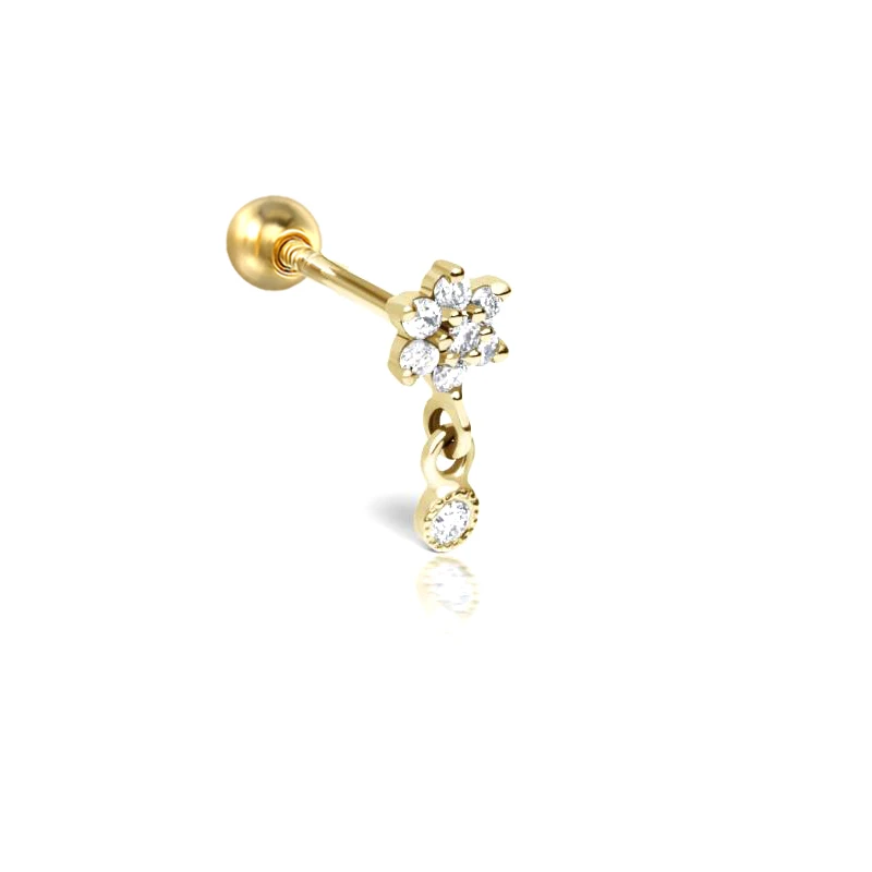 ROXI Fashion Jewelry S925 Silver 18K Gold Flower Water DropShinning Diamond Piercing Stud Earrings
ROXI Fashion Jewelry S925 Silver 18K Gold Flower Water DropShinning Diamond Piercing Stud Earrings